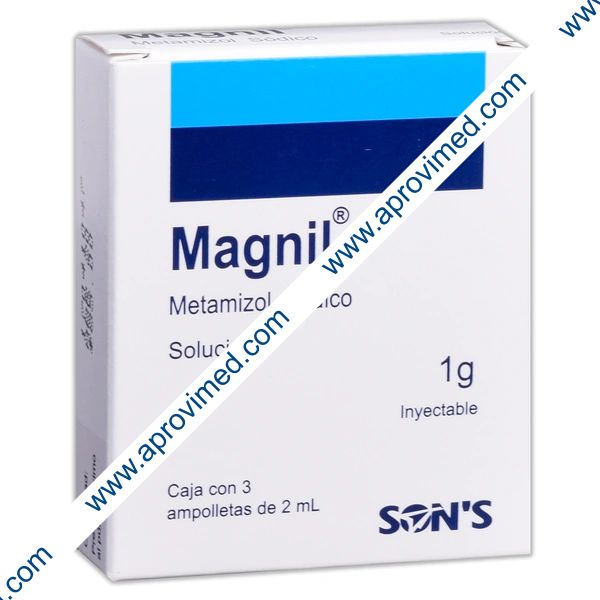 MAGNIL Sol. Iny. c/3 AMPTAS. 1 G/2 ML.