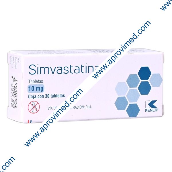 SIMVASTATINA (Kener) c/30 TABS. 10 MG.