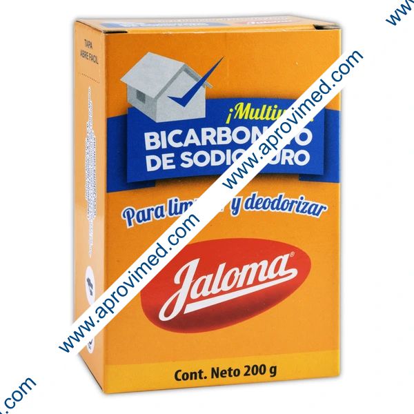 BICARBONATO de SODIO PURO (Jaloma) Cja. c/200 G.