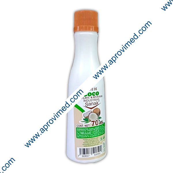 ACEITE de COCO (Sanax) Fco.  70 ML.