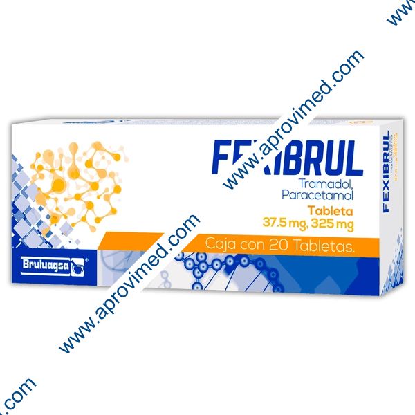 FEXIBRUL c/20 TABS. 37.5/325 MG.