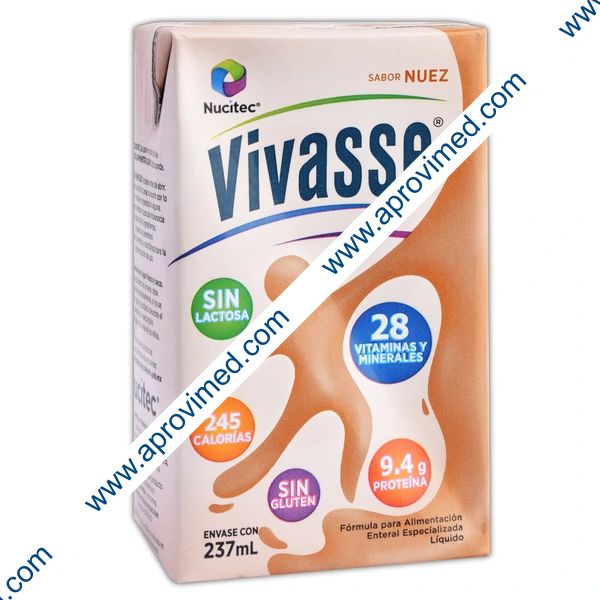 VIVASSE LIQUIDO Sabor Núez 237 ML. 1 Kcal/1mL.