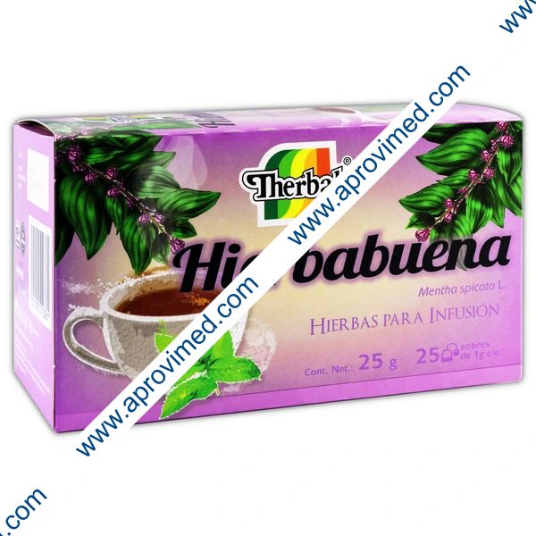 HIERBABUENA p/Infusion c/25 SOBS. 1 G.