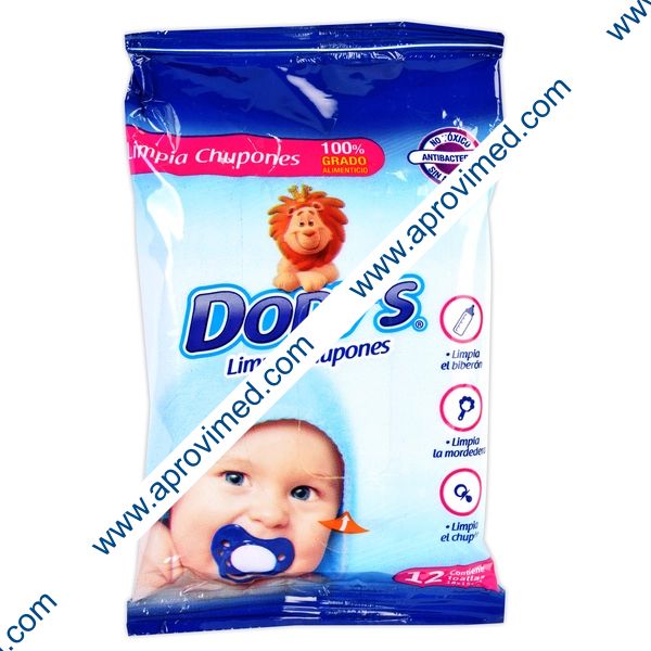 DODYS LIMPIA CHUPONES Bolsa c/12 Toallas.