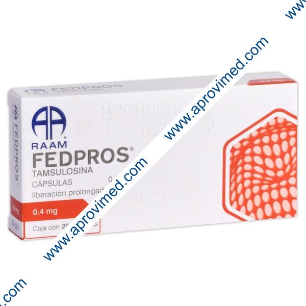 FEDPROS c/20 CAPS. L.P. 0.4 MG.