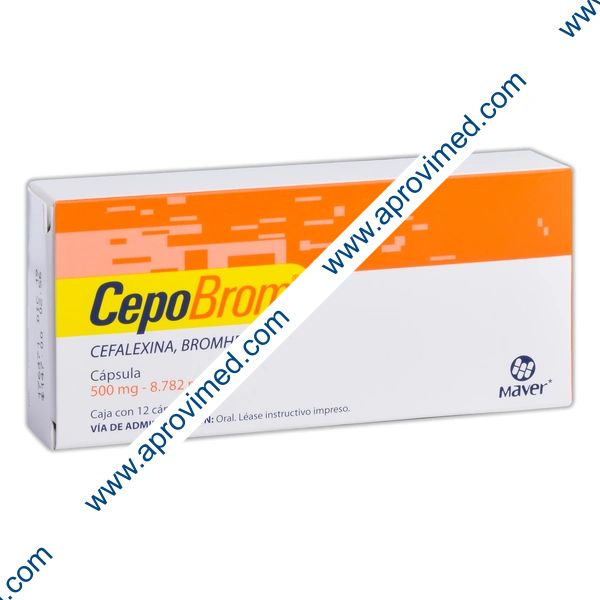 CEPOBROM c/12 CAPS. 500/8.782 MG.