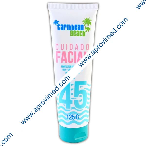 CUIDADO FACIAL Protector Solar FPS 45 (C.Beach) Crema Tubo c/125 G.