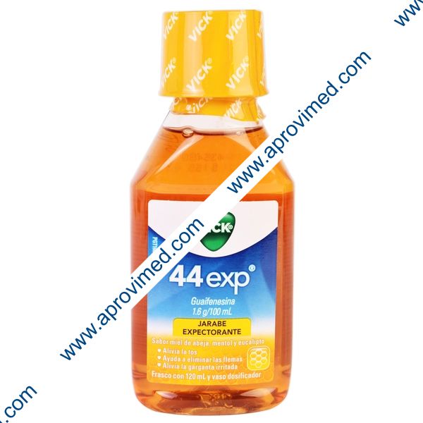 VICK 44 exp JARABE Sab. Miel Fco. 120 ML. 1.6 G/100 ML.