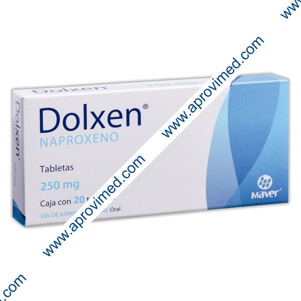 DOLXEN c/20 TABS. 250 MG.