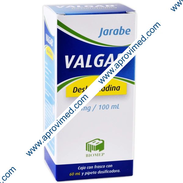VALGAB JARABE Fco. 60 ML. 50 MG/100 ML.