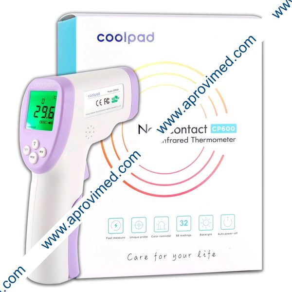 TERMÓMETRO INFRARROJO (Coolpad) Mod. CP600 Caja c/1 Pza.