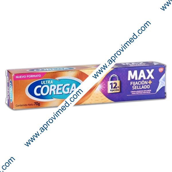 ULTRA COREGA MAX 12H CREMA ADHESIVA Tubo c/70 G.