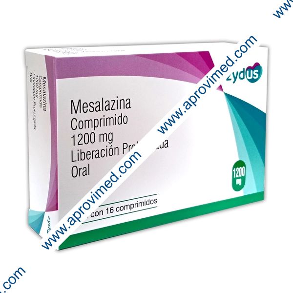 MESALAZINA (Zydus) c/16 COMPS. L.P. 1200 MG.