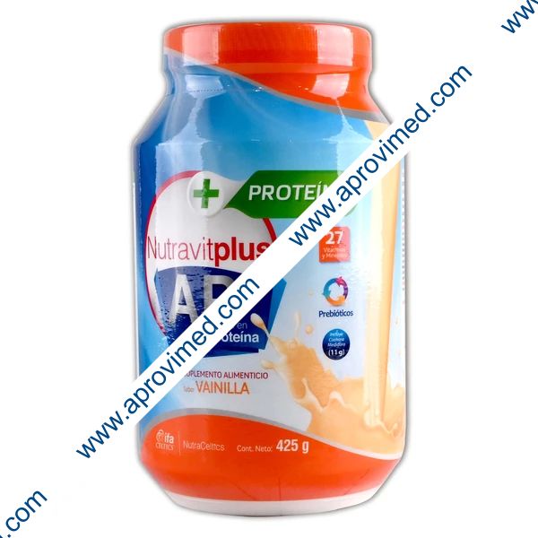 NUTRAVITPLUS AP Sabor VAINILLA Fco/Polvo 425 G.