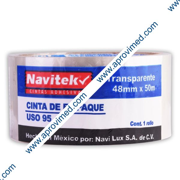 CINTA de EMPAQUE "USO 95" TRANSPARENTE 48mm. x 50m. c/1 Rollo.