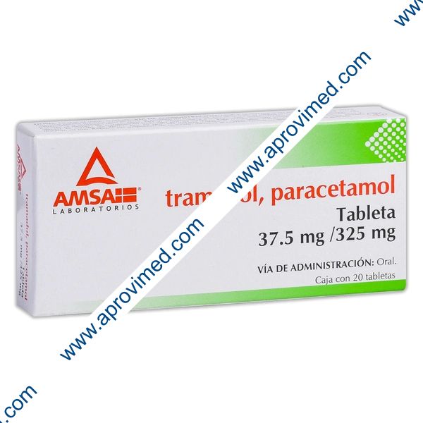 TRAMADOL/PARACETAMOL (Amsa) c/20 TABS. 37.5/325 MG.
