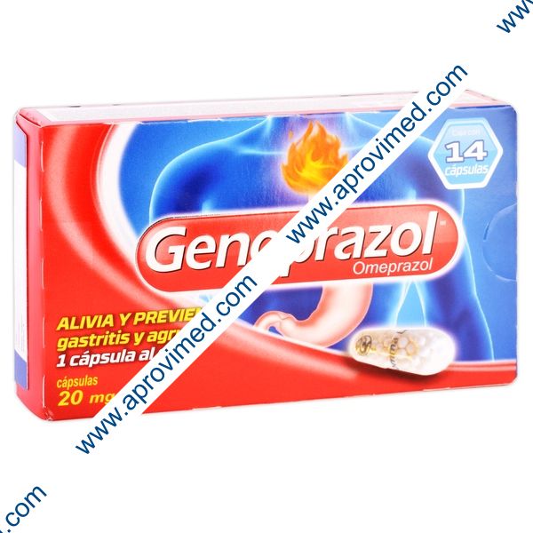 GENOPRAZOL c/14 CAPS. 20 MG.