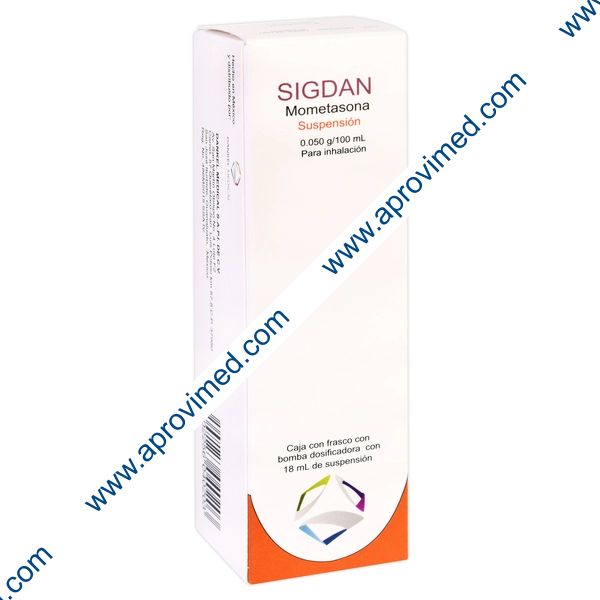 SIGDAN SUSP. p/INHALACIÓN NASAL 0.05% Fco. 18 ML. c/140 Dosis 50 MCG.