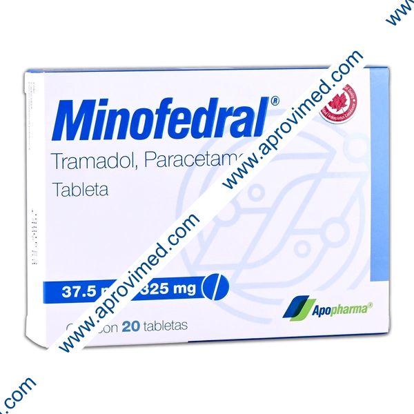 MINOFEDRAL c/20 TABS. 37.5/325 MG.