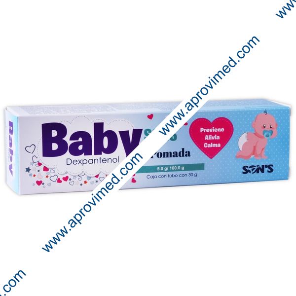 BABYSONS POMADA Tubo c/30 G. 5.0 G/100 G.