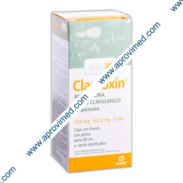 CLAMOXIN SUSP. Fco. 60 ML. 250-62.50 MG/5 ML.