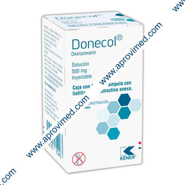 DONECOL Sol. Iny. c/1 FCO. AMP. 500 MG.