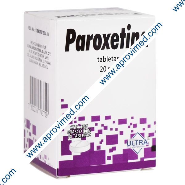 PAROXETINA (Ultra) c/10 TABS. 20 MG.