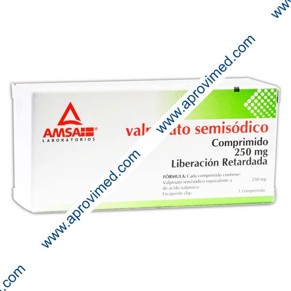 VALPROATO SEMISÓDICO (Amsa) c/30 COMPS. L.R. 250 MG.