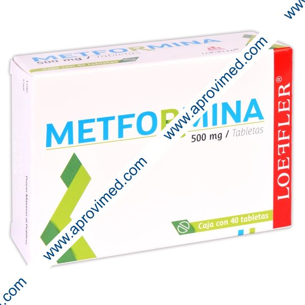 METFORMINA (Loeffler) c/40 TABS. 500 MG.