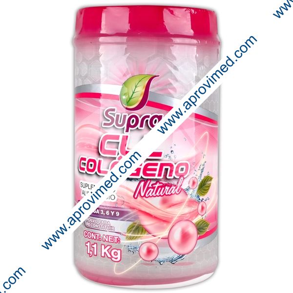 CLL COLÁGENO c/OMEGA 3,6,9 (Supra) POLVO Sab. Natural Bote c/1.1 KG.