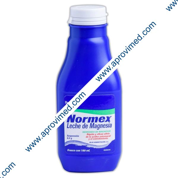 NORMEX Leche de Magnesia SUSP. Fco. 180 ML. 8.5 G/100 ML.