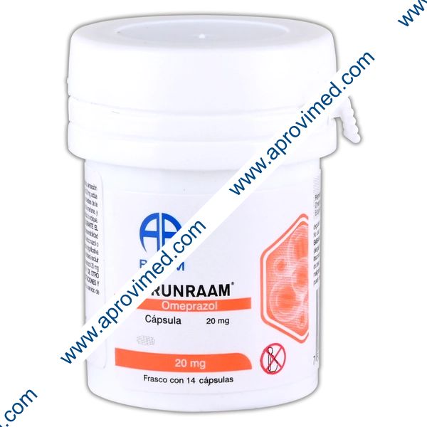 BRUNRAAM Fco. c/14 CAPS. 20 MG.