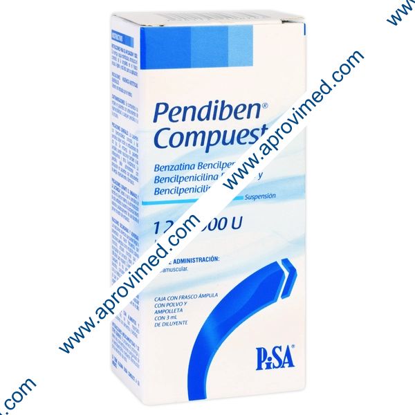PENDIBEN COMPUESTO Susp. Iny. c/1 FCO. AMP. 1´200,000 U/3 ML.