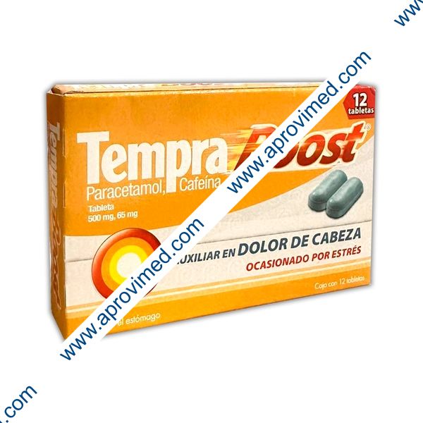 TEMPRA BOOST c/12 TABS. 500/65 MG.