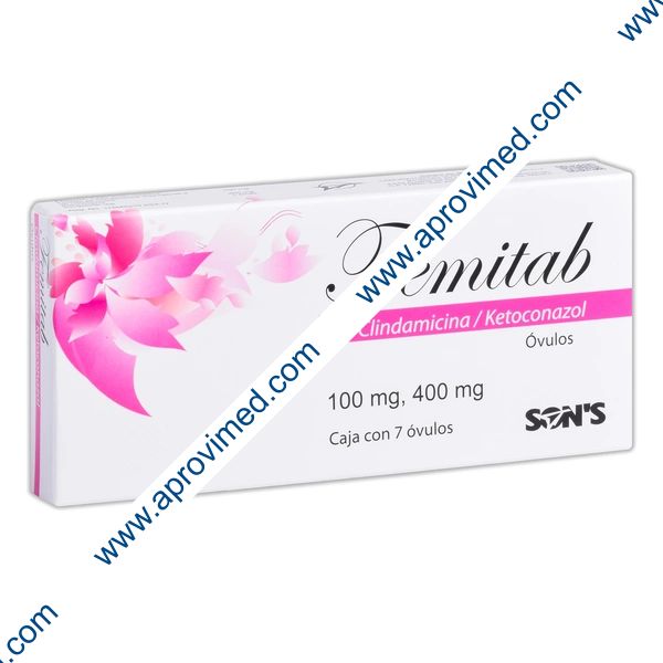 FEMITAB c/7 ÓVULOS 100/400 MG.