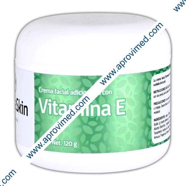 DERMASKIN Crema Facial Humectante Con VITAMINA E Tarro. c/120 G.
