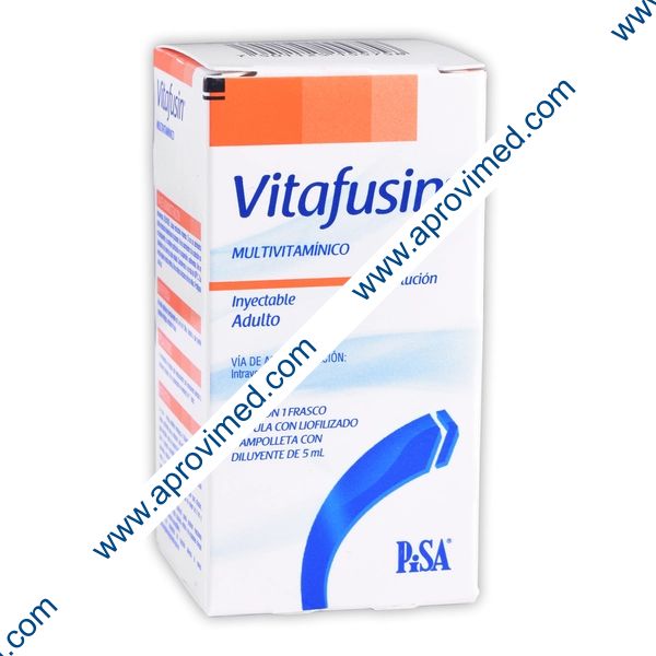 VITAFUSIN ADULTO Sol. Iny. c/1 FCO. AMP. 5 ML.