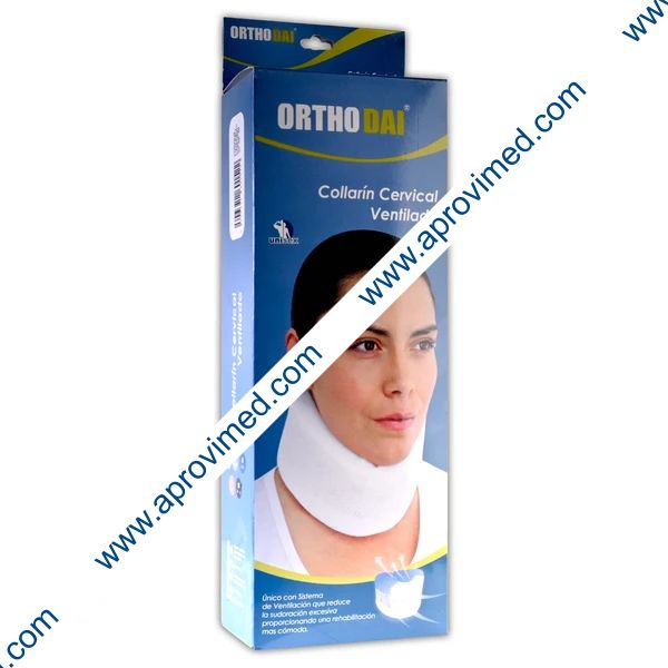 COLLARÍN CERVICAL BLANDO VENTILADO Negro (OrthoDai) MED. c/1 Pza.