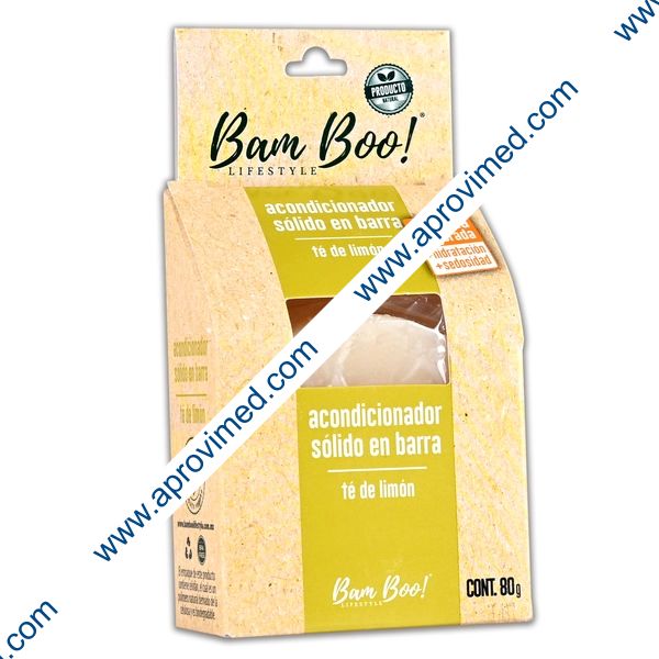 ACONDICIONADOR SÓLIDO TÉ DE LIMÓN Barra c/80 G.