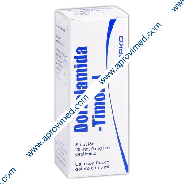 DORZOLAMIDA/TIMOLOL (Opko) Sol. Oft. Fco. Gotero 5 ML. 20-5 MG/1 ML.