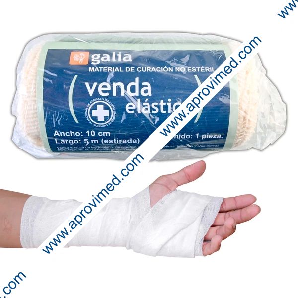 VENDA ELÁSTICA (Galia) A: 10cm. L: 5mt. c/1 Pza.