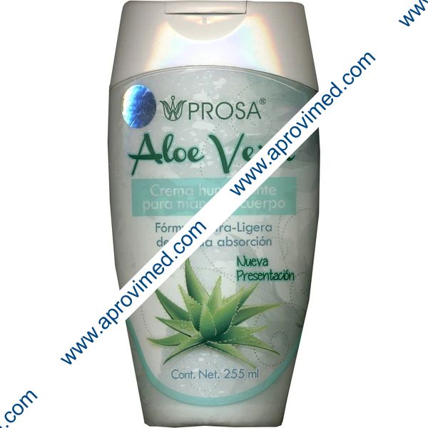 ALOE VERA Crema Humectante Corporal FCO. c/255 ML.