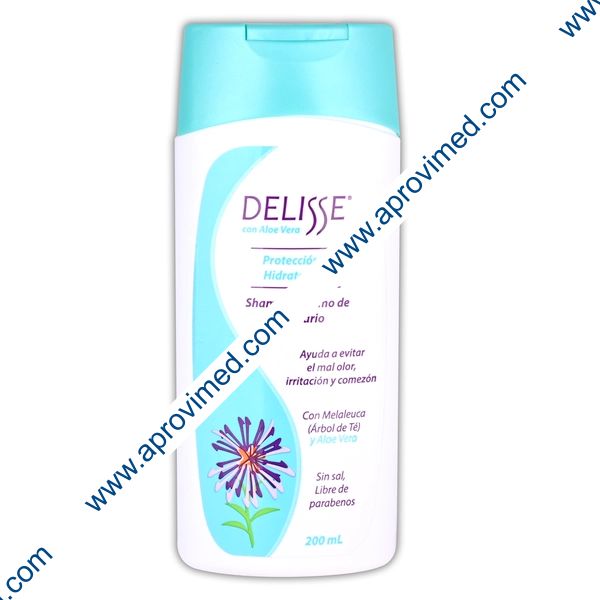 DELISSE c/ALOE VERA Shampoo Íntimo Fco. 200 ML.