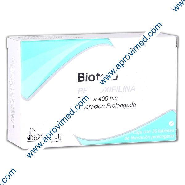 BIOTERO c/30 TABS. L.P. 400 MG.