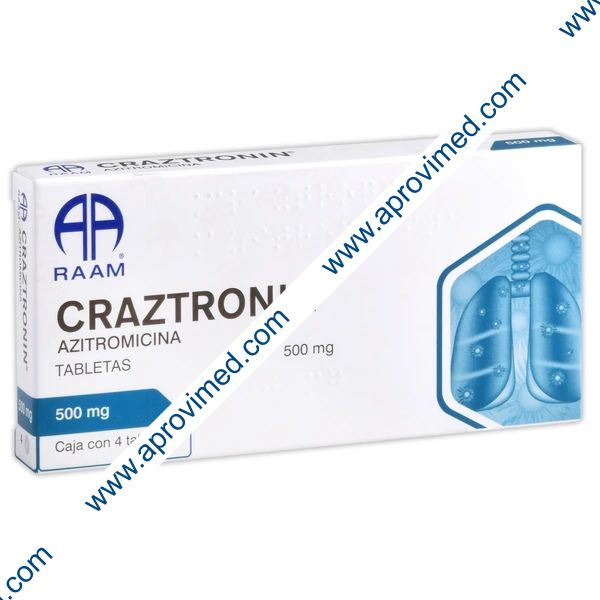 CRAZTRONIN c/4 TABS. 500 MG.