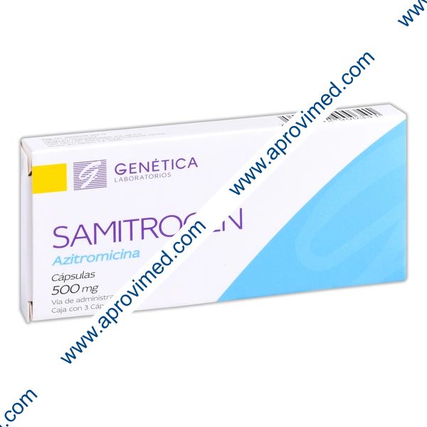 SAMITROGEN c/3 CAPS. 500 MG.