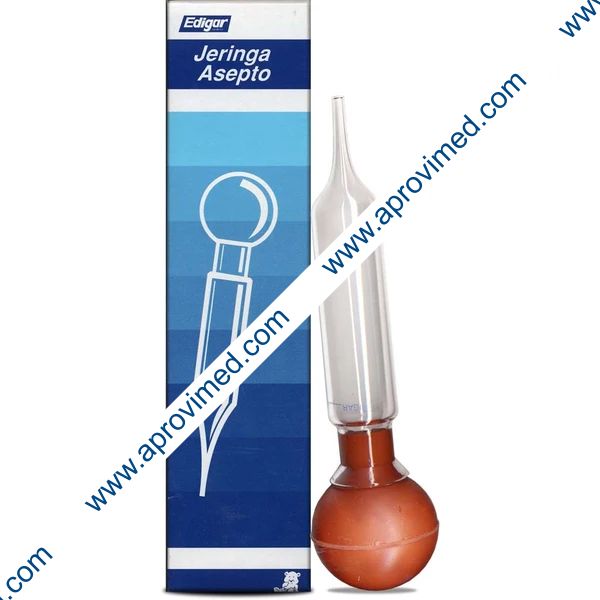 JERINGA ASEPTO DE VIDRIO (Edigar)  Cap. 90 ML.
