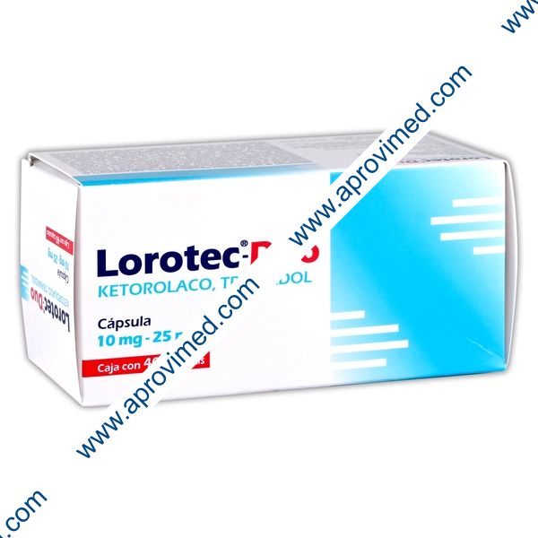 LOROTEC-DUO c/40 CAPS. 10-25 MG.