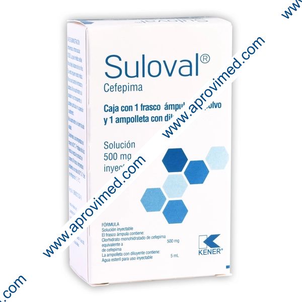 SULOVAL Sol. Iny. c/1 FCO. AMP. 500 MG/5 ML.