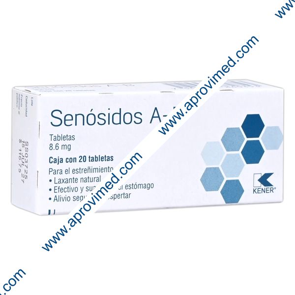 SENÓSIDOS A-B (Kener) c/20 TABS. 8.6 MG.